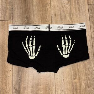 PINK Victoria’s Secret Halloween Logo Boyshort Panty